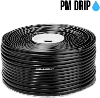 Капельная лента эмиттерная 8 mil шаг 50 см PM Drip