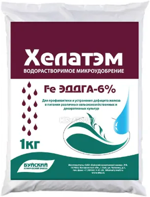 Хелат железа Буйские удобрения, Хелатэм ЭДТА Fe 6%