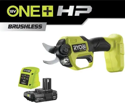 Секатор бесщеточный с аккумулятором Ryobi 18В ONE+ НР