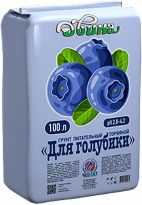 Грунт торфяной питательный для голубики, 100 л